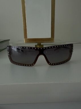 Chanel Studded Oversized Sunglasses